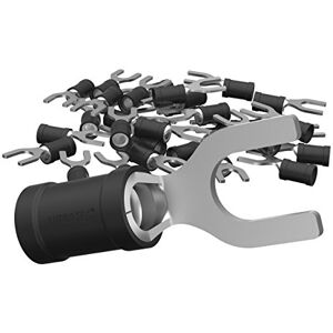 AUPROTEC Fourche 0,5-6,0 mm² Ø du trou M3 M8 En partie isolé PVC SV Connecteur de câble en cuivre étamé - Publicité AUPROTEC Fourche 0,5-6,0 mm² Ø du trou M3 M8 En partie isolé PVC SV Connecteur de câble en cuivre étamé - Publicité