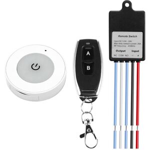 Vegena Interrupteur Sans Fil 12V avec Télécommande, 433MHz, Relais DC 5V-30V, 30-50m, Contrôleur de Petite Taille pour Plafonniers et Lampes Électroménagers - Publicité Vegena Interrupteur Sans Fil 12V avec Télécommande, 433MHz, Relais DC 5V-30V, 30-50m, Contrôleur de Petite Taille pour Plafonniers et Lampes Électroménagers - Publicité