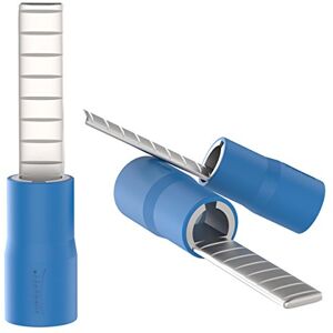 AUPROTEC 10x Cosses plates isolées bleu 1,5 mm² 2,5 mm² 2,2 x 18 mm Goupille Cosse - Publicité AUPROTEC 10x Cosses plates isolées bleu 1,5 mm² 2,5 mm² 2,2 x 18 mm Goupille Cosse - Publicité