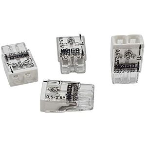 Wago - 2273-202 - 2 pôles - 0,5-2,5 mm2 - bloc-terminal - Publicité Wago - 2273-202 - 2 pôles - 0,5-2,5 mm2 - bloc-terminal - Publicité