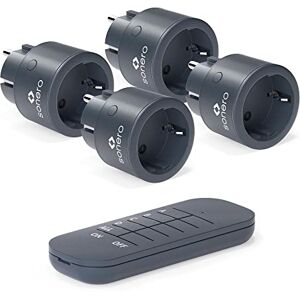 Sonero Set de Multiprise Sans Fil - 1 Émetteur 4 Récepteurs - Anthracite - Publicité Sonero Set de Multiprise Sans Fil - 1 Émetteur 4 Récepteurs - Anthracite - Publicité