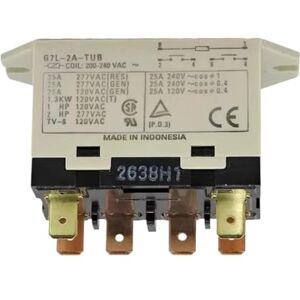 BGFIVKAD Relais de puissance for appareil électroménager de climatisation G7L-2A-TUB-24VDC G7L-2A-TUB-200-240VAC Groupe 2 normalement ouvert 6 broches(24VDC) - Publicité BGFIVKAD Relais de puissance for appareil électroménager de climatisation G7L-2A-TUB-24VDC G7L-2A-TUB-200-240VAC Groupe 2 normalement ouvert 6 broches(24VDC) - Publicité