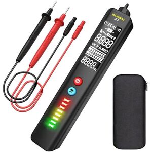 MAXRIENY Voltage Detector, EBTN LCD 3-Line Display Voltage Tester Pen with Adjustable Sensitivity, Non-contact AC Electricity Sensor Socket Outlet Tester Live Wire Checker with Analog Bar - Publicité MAXRIENY Voltage Detector, EBTN LCD 3-Line Display Voltage Tester Pen with Adjustable Sensitivity, Non-contact AC Electricity Sensor Socket Outlet Tester Live Wire Checker with Analog Bar - Publicité