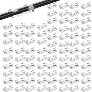 FIBOUND 60 Pièces Clips Câble Adhésif Clips Câbles Plastique, Clips Câble Transparents avec Coussinets Auto-adhésifs Puissants pour Gérer Câbles Fils Dans Une Maison ou Un Bureau (S) - Publicité FIBOUND 60 Pièces Clips Câble Adhésif Clips Câbles Plastique, Clips Câble Transparents avec Coussinets Auto-adhésifs Puissants pour Gérer Câbles Fils Dans Une Maison ou Un Bureau (S) - Publicité