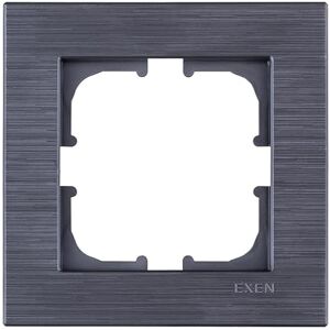 EXEN Cadre de Finition Simple Magnétique Gris 83 mm 1 Poste Série COMFORT Plaque Murale Encastrable pour Prise Électrique et Interrupteur Design Moderne Compatible avec Modules C101/07E - Publicité EXEN Cadre de Finition Simple Magnétique Gris 83 mm 1 Poste Série COMFORT Plaque Murale Encastrable pour Prise Électrique et Interrupteur Design Moderne Compatible avec Modules C101/07E - Publicité