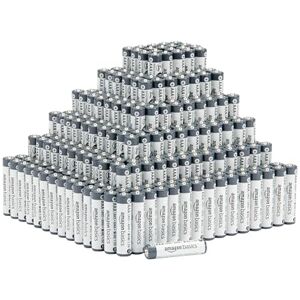 Amazon Basics Lot de 300 piles alcalines industrielles AAA, 1,5 V, durée de conservation 5 ans - Publicité Amazon Basics Lot de 300 piles alcalines industrielles AAA, 1,5 V, durée de conservation 5 ans - Publicité