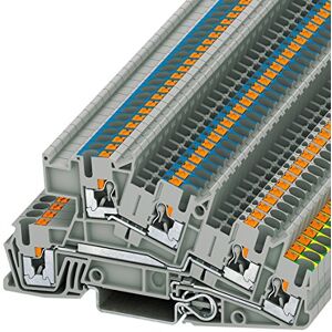 Phoenix Bloc-terminal 6 positions, 2 pôles, Push-in, gris, Plastique, Montage sur rail DIN, 24 A, 400 V, -20°C à 80°C - Publicité Phoenix Bloc-terminal 6 positions, 2 pôles, Push-in, gris, Plastique, Montage sur rail DIN, 24 A, 400 V, -20°C à 80°C - Publicité