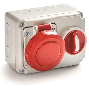 Rosi 14.3316R6 Prise - 3P+T, 380V, 16A, IP67 - Publicité Rosi 14.3316R6 Prise - 3P+T, 380V, 16A, IP67 - Publicité