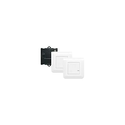 Legrand 077777L Mosaic Prêt-à-poser Créer un va-et-Vient sans Tirer de Fil, 1 Micromodule et 2 Commandes sans Fil, Blanc - Publicité Legrand 077777L Mosaic Prêt-à-poser Créer un va-et-Vient sans Tirer de Fil, 1 Micromodule et 2 Commandes sans Fil, Blanc - Publicité