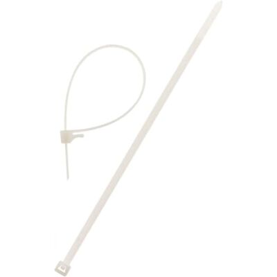 Zenitech Lot de 20 colliers de câblage 3,6x 140mm Transparent - Publicité Zenitech Lot de 20 colliers de câblage 3,6x 140mm Transparent - Publicité