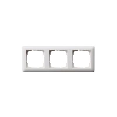 Gira 021304 Cadre de Finition Standard 55" Triple Blanc satiné - Publicité Gira 021304 Cadre de Finition Standard 55" Triple Blanc satiné - Publicité