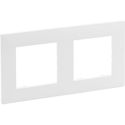 Legrand Cadre 2 éléments 864172 série Niloe Step Blanc mat - Publicité Legrand Cadre 2 éléments 864172 série Niloe Step Blanc mat - Publicité