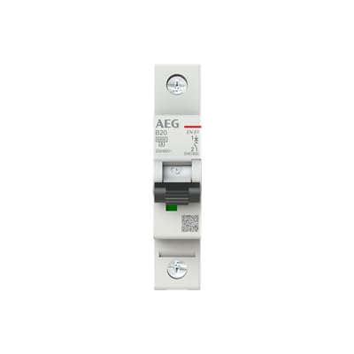 Busch-Jaeger AEG EN61 B20 Disjoncteur 1 pôle 20 A 6 kA Type B Protection contre les surcharges et les courts-circuits Idéal pour la maison, le commerce et l'industrie Montage facile sur rail DIN robuste et durable - Publicité Busch-Jaeger AEG EN61 B20 Disjoncteur 1 pôle 20 A 6 kA Type B Protection contre les surcharges et les courts-circuits Idéal pour la maison, le commerce et l'industrie Montage facile sur rail DIN robuste et durable - Publicité