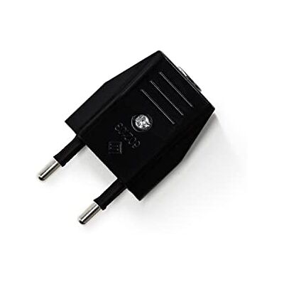 Creative-Cables - Creative Plug - Noir - 2P 10A - Plug - Publicité Creative-Cables - Creative Plug - Noir - 2P 10A - Plug - Publicité
