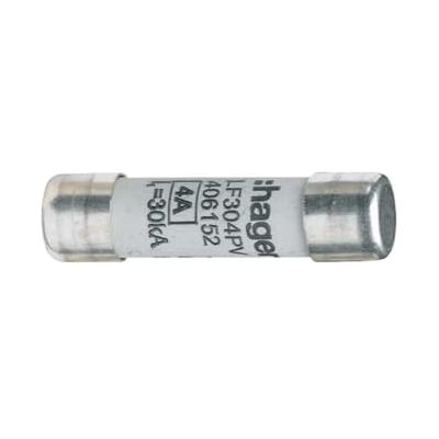 Hager Cart. fusible PV, 10x38mm, 1000V, DC,20A - Publicité Hager Cart. fusible PV, 10x38mm, 1000V, DC,20A - Publicité