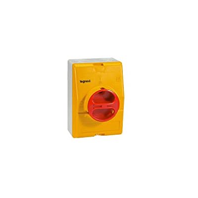 Legrand 022173 Interrupteur De Proximité Rotatif 3p Triphasé 25a Boitier Jaune étanche Ip65 - Publicité Legrand 022173 Interrupteur De Proximité Rotatif 3p Triphasé 25a Boitier Jaune étanche Ip65 - Publicité