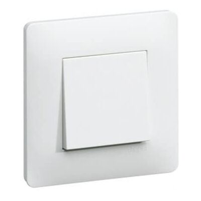 Hager Interrupteur complet Essensya Blanc, Rocker, Bouton poussoir, Manuel, IP44 - Publicité Hager Interrupteur complet Essensya Blanc, Rocker, Bouton poussoir, Manuel, IP44 - Publicité