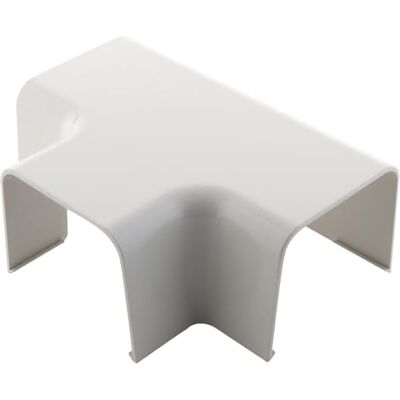Zenitech Jonction en T/angle goulotte 80x60mm Blanc RAL 9001 - Publicité Zenitech Jonction en T/angle goulotte 80x60mm Blanc RAL 9001 - Publicité