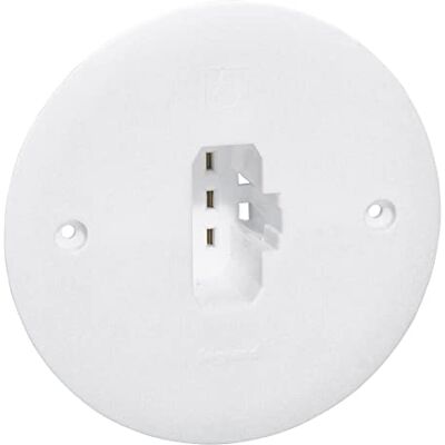Legrand Couvercle pour branchement de lustre Batibox plaque de plâtre - Publicité Legrand Couvercle pour branchement de lustre Batibox plaque de plâtre - Publicité