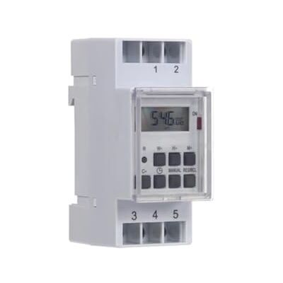 Perel Minuteur hebdomadaire, numérique, montage sur rail DIN, 230 V, 16 A, 3600 W, pour usage intérieur, blanc - Publicité Perel Minuteur hebdomadaire, numérique, montage sur rail DIN, 230 V, 16 A, 3600 W, pour usage intérieur, blanc - Publicité