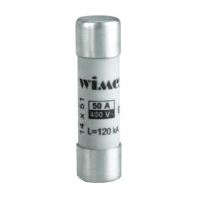 Electron Fusible cylindrique 14 x 51 mm, 690 V 50 A, usage industriel et civil CF, intervention retardée, en céramique, stéatite, utilisation gG, puissance interruption (lk) 80KA - Publicité Electron Fusible cylindrique 14 x 51 mm, 690 V 50 A, usage industriel et civil CF, intervention retardée, en céramique, stéatite, utilisation gG, puissance interruption (lk) 80KA - Publicité