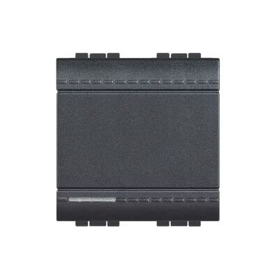 Legrand BTicino L4003M2A Interrupteur ou Va-et-vient à Bascule Livinglight, 2 Modules, Anthracite, Lot de 10 - Publicité Legrand BTicino L4003M2A Interrupteur ou Va-et-vient à Bascule Livinglight, 2 Modules, Anthracite, Lot de 10 - Publicité