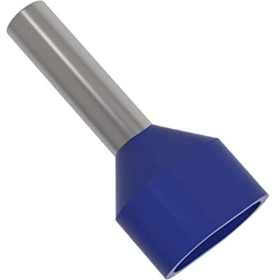 AUPROTEC Embouts Double de câble 0,5-16 mm² isolés Gaines d'extrêmité de Cables 10-1000 unité sélection: (100 pièces, 2.5 mm² Bleu) - Publicité AUPROTEC Embouts Double de câble 0,5-16 mm² isolés Gaines d'extrêmité de Cables 10-1000 unité sélection: (100 pièces, 2.5 mm² Bleu) - Publicité