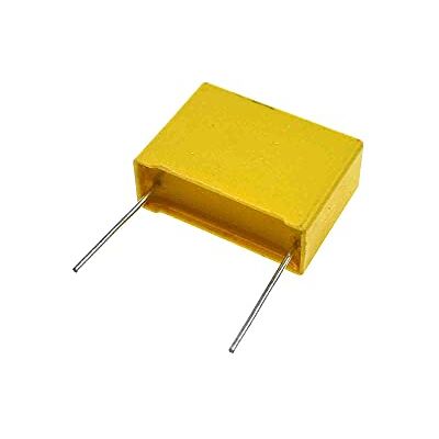 Sun Lot de 10 condensateurs X2 0,68 uF 275 VAC 680NF Pitch 22 mm X2 Condensateur à film polypropylène 0,68 µF - Publicité Sun Lot de 10 condensateurs X2 0,68 uF 275 VAC 680NF Pitch 22 mm X2 Condensateur à film polypropylène 0,68 µF - Publicité