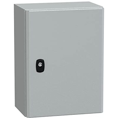 Boîtier Murall en Acier Schneider Electric NSYS3D4320P - IP66, Gris - Publicité Boîtier Murall en Acier Schneider Electric NSYS3D4320P - IP66, Gris - Publicité