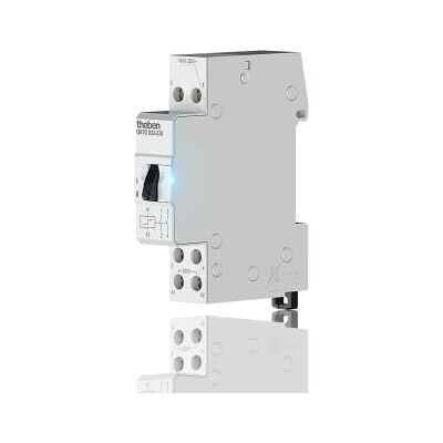 Theben 3120122 Okto S22-230 I Télérupteur impulsionnel électro-mécanique I Rail DIN I 230 V I 2 canaux I I Contrôle de la lumière I 200 W LED - Publicité Theben 3120122 Okto S22-230 I Télérupteur impulsionnel électro-mécanique I Rail DIN I 230 V I 2 canaux I I Contrôle de la lumière I 200 W LED - Publicité