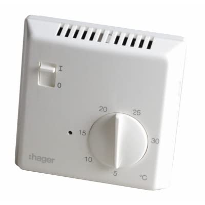 Hager Thermostat simple électronique 25513 : 25513 - Publicité Hager Thermostat simple électronique 25513 : 25513 - Publicité