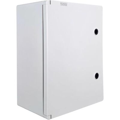 RoadEu Boîtier de distribution IP65 500 x 350 x 195 mm Boîtier de commutation étanche en plastique avec serrure, rail DIN, presse-étoupes et plaque de montage Pour technique et extérieur - Publicité RoadEu Boîtier de distribution IP65 500 x 350 x 195 mm Boîtier de commutation étanche en plastique avec serrure, rail DIN, presse-étoupes et plaque de montage Pour technique et extérieur - Publicité