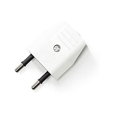 Creative-Cables - Creative Plug 2P 10A - Blanc - Prise électrique - Publicité Creative-Cables - Creative Plug 2P 10A - Blanc - Prise électrique - Publicité