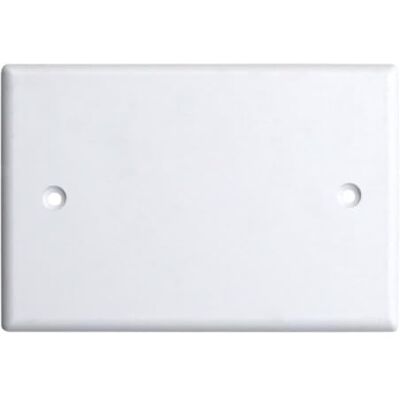 Electron 1 couvercle de boîte 503 pour cassette à 3 modules/places, couvercle de fermeture universel, vis incluses, blanc, en plastique de haute qualité - Publicité Electron 1 couvercle de boîte 503 pour cassette à 3 modules/places, couvercle de fermeture universel, vis incluses, blanc, en plastique de haute qualité - Publicité