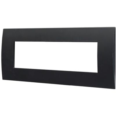 Electron 1 plaque, 7 modules/places, compatible avec Vimar Arke, noir noir, plaques rectangulaires carrées, plastique de haute qualité, 100% compatible avec les supports et les modules d'origine - Publicité Electron 1 plaque, 7 modules/places, compatible avec Vimar Arke, noir noir, plaques rectangulaires carrées, plastique de haute qualité, 100% compatible avec les supports et les modules d'origine - Publicité