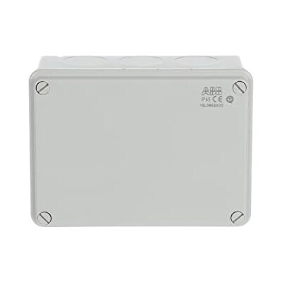 ABB Boîtier IP65 Blanc 650°C - 153x110x6mm - Publicité ABB Boîtier IP65 Blanc 650°C - 153x110x6mm - Publicité