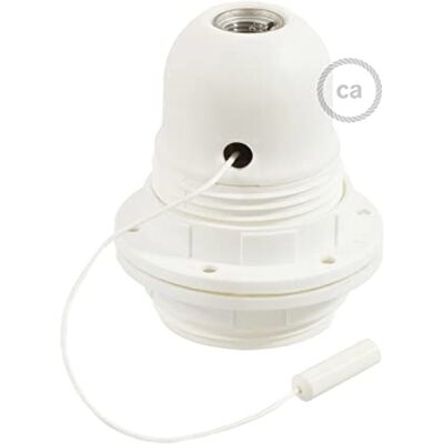 Creative - Kit portalampada E27 en thermoplastique - White - Kit de lampe - Publicité Creative - Kit portalampada E27 en thermoplastique - White - Kit de lampe - Publicité