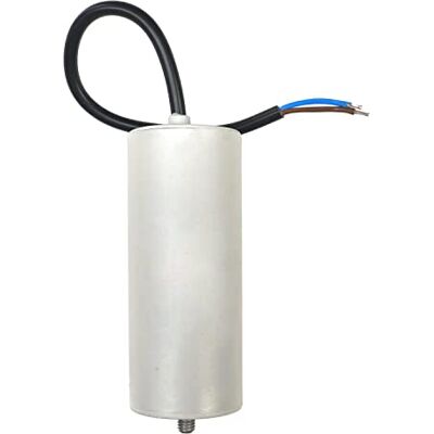 COMAR Condensateur Moteur Permanent 100 μF 450 V à Fils, Ronde, Plastique, Montage Trou Traversant - Publicité COMAR Condensateur Moteur Permanent 100 μF 450 V à Fils, Ronde, Plastique, Montage Trou Traversant - Publicité