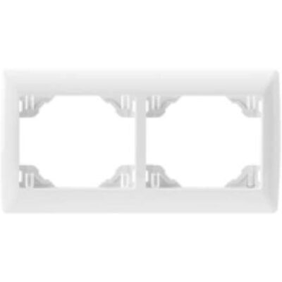 Efapel Sirius 70 – Cadre double horizontale Sirius blanc - Publicité Efapel Sirius 70 – Cadre double horizontale Sirius blanc - Publicité