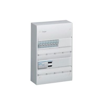 Hager Coffret de communication évolué grade 3 TV 8xRJ45 TN415 - Publicité Hager Coffret de communication évolué grade 3 TV 8xRJ45 TN415 - Publicité