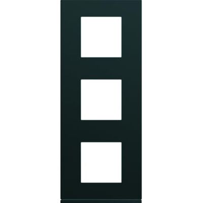 Hager plaque 3 postes verticale 71 mm night gallery wxp0243 - Publicité Hager plaque 3 postes verticale 71 mm night gallery wxp0243 - Publicité