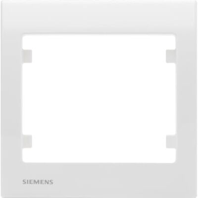 Siemens Plaque Simple Blanc Delta IRIS - Publicité Siemens Plaque Simple Blanc Delta IRIS - Publicité