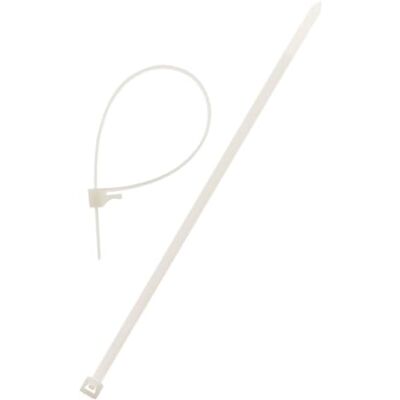 Zenitech Lot de 20 colliers de câblage 4,8x180mm Transparent - Publicité Zenitech Lot de 20 colliers de câblage 4,8x180mm Transparent - Publicité