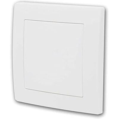 MC POWER Plaque/couvercle FLAIR, blanc, avec cadre encastré - Publicité MC POWER Plaque/couvercle FLAIR, blanc, avec cadre encastré - Publicité