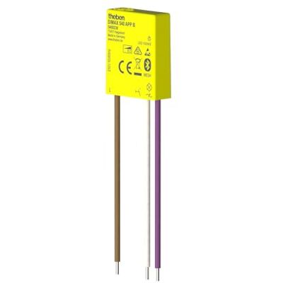 Theben 5400230 DIMAX 540 APP B Mini Variateur encastré pour charges R/C, ne nécessite pas de neutre, Bluetooth Mesh, Contrôlable via l'application, 100 m de câble , scènes lumineuses, programme astro - Publicité Theben 5400230 DIMAX 540 APP B Mini Variateur encastré pour charges R/C, ne nécessite pas de neutre, Bluetooth Mesh, Contrôlable via l'application, 100 m de câble , scènes lumineuses, programme astro - Publicité