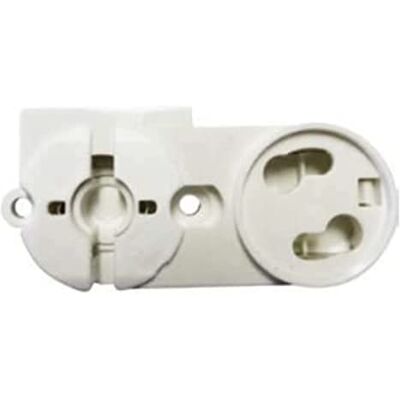 Electraline 70185 Douille G13 Encastrable avec Support Starter, Blanc - Publicité Electraline 70185 Douille G13 Encastrable avec Support Starter, Blanc - Publicité