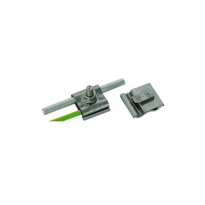 DEHN +Söhne Borne de terre unie 540 250 M8 Rd8-10 mm + 4-50 mm² pour protection contre la foudre 4013364138650, 1 pince de terre universelle, argentée - Publicité DEHN +Söhne Borne de terre unie 540 250 M8 Rd8-10 mm + 4-50 mm² pour protection contre la foudre 4013364138650, 1 pince de terre universelle, argentée - Publicité