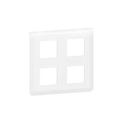 Legrand Plaque de Couverture Mosaic Blanche pour Modules 2x2x2 - Publicité Legrand Plaque de Couverture Mosaic Blanche pour Modules 2x2x2 - Publicité