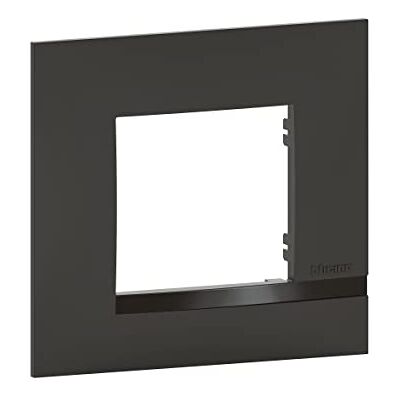 Bticino Plaque Altège Collection Classico 1 poste finition Nuit noir satiné avec liseré noir brillant - Publicité Bticino Plaque Altège Collection Classico 1 poste finition Nuit noir satiné avec liseré noir brillant - Publicité
