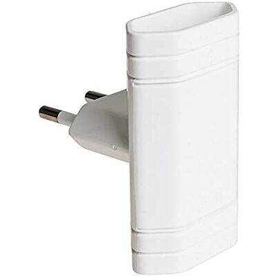 solera 6010 Adaptateur de 2 prises bipolaires avec T/T latéral 10 A (250 V) couleur blanche - Publicité solera 6010 Adaptateur de 2 prises bipolaires avec T/T latéral 10 A (250 V) couleur blanche - Publicité